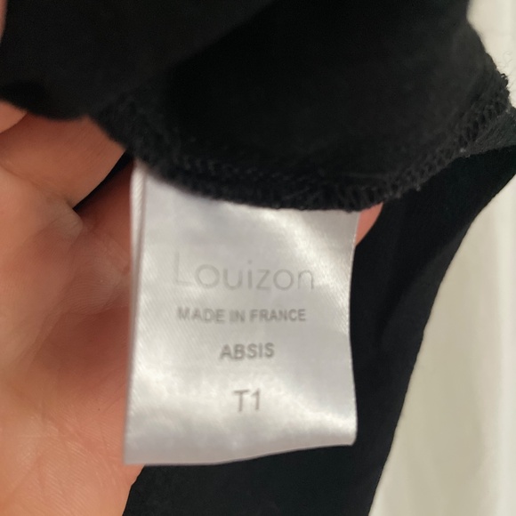 Black boho top by Louizon - Picture 5 of 6